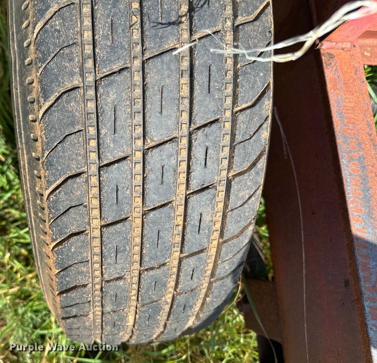 image for item EH3962 Shop built hay bale trailer