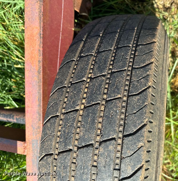 image for item EH3962 Shop built hay bale trailer