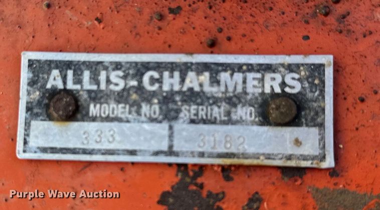 image for item EJ4343 Allis Chalmers  333 planter