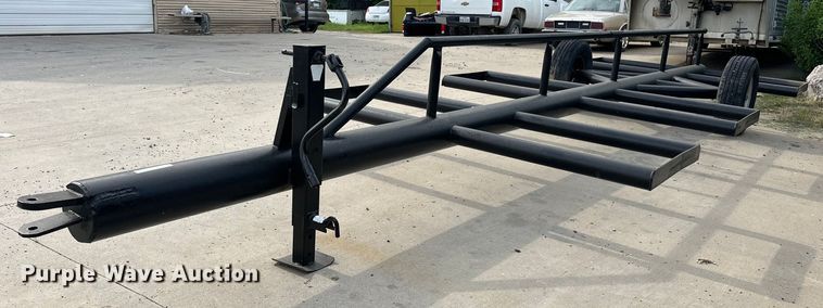 image for item EJ4347 Shop built hay bale trailer 