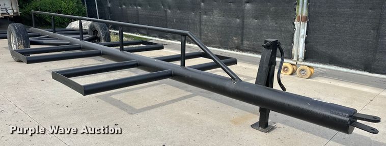 image for item EJ4347 Shop built hay bale trailer 