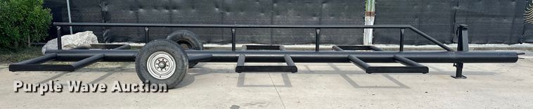 image for item EJ4347 Shop built hay bale trailer 