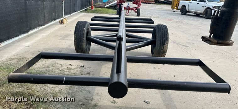 image for item EJ4347 Shop built hay bale trailer 