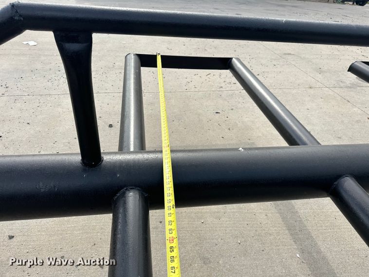 image for item EJ4347 Shop built hay bale trailer 