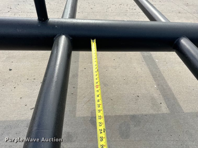 image for item EJ4347 Shop built hay bale trailer 