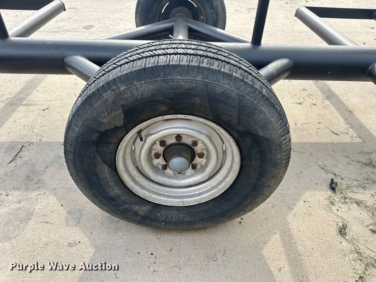 image for item EJ4347 Shop built hay bale trailer 