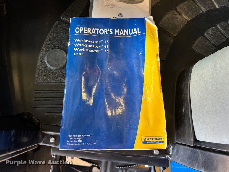 image for item EJ4354 2021 New Holland  Workmaster 65 MFWD tractor