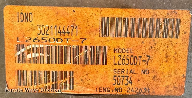 image for item EJ4369 1991 Kubota L2650DT-7 MFWD tractor
