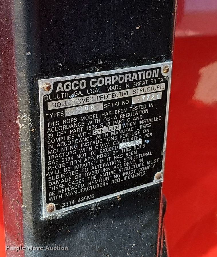 image for item EJ5689 1998 Massey-Ferguson  4225 tractor