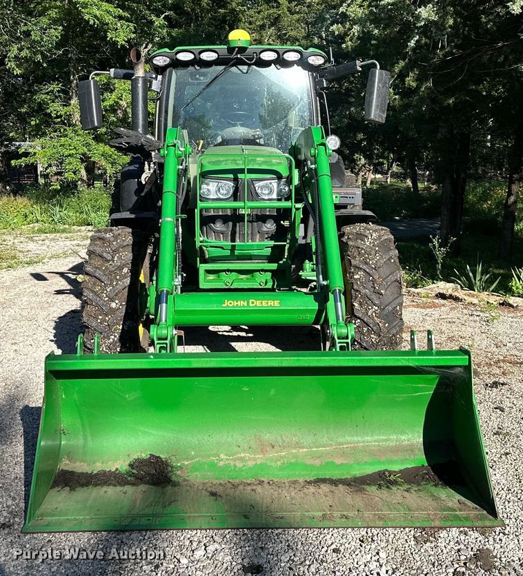 image for item EJ6857 2016 John Deere  6130R MFWD tractor