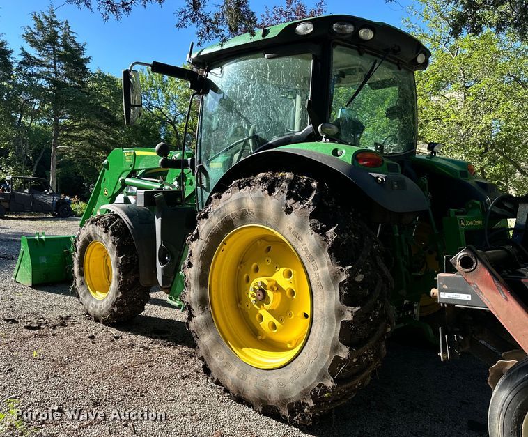 image for item EJ6857 2016 John Deere  6130R MFWD tractor