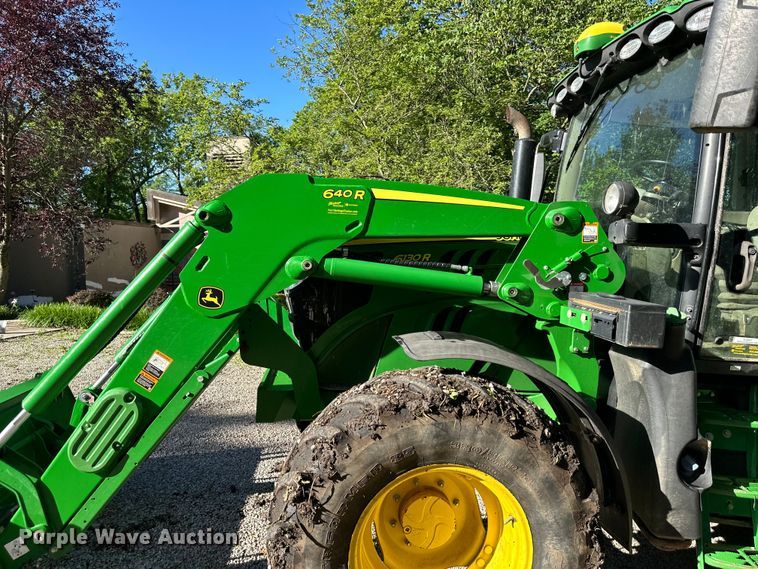 image for item EJ6857 2016 John Deere  6130R MFWD tractor