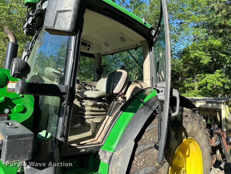 image for item EJ6857 2016 John Deere  6130R MFWD tractor