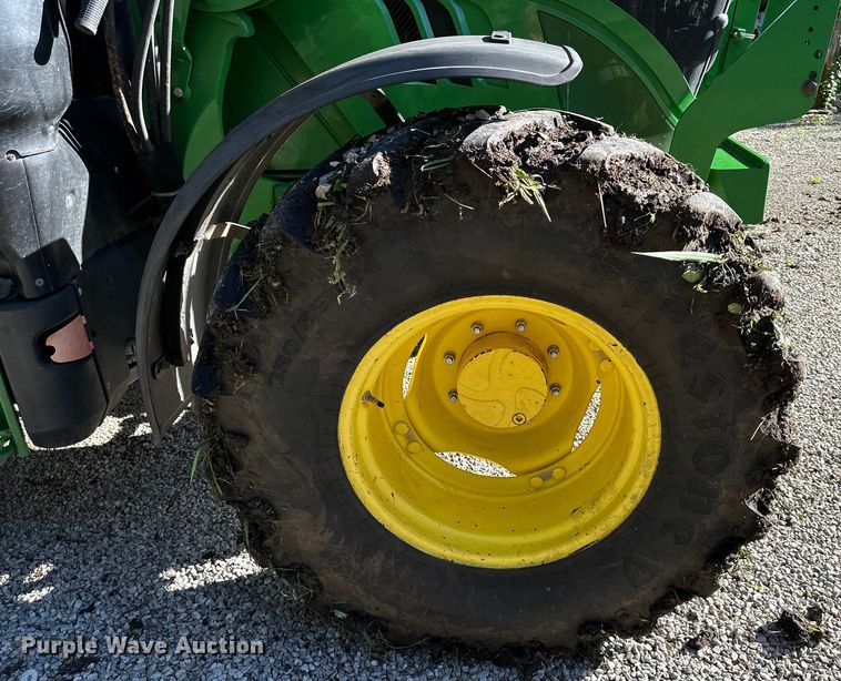 image for item EJ6857 2016 John Deere  6130R MFWD tractor