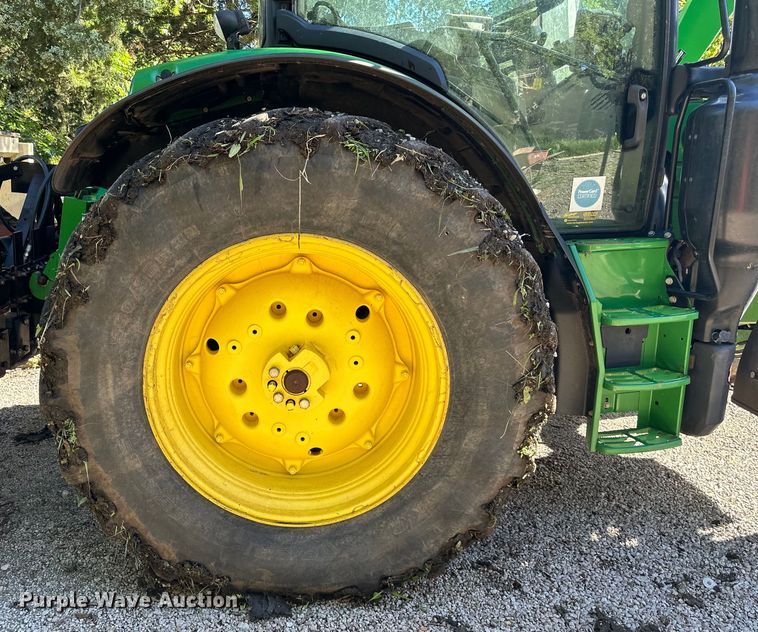 image for item EJ6857 2016 John Deere  6130R MFWD tractor