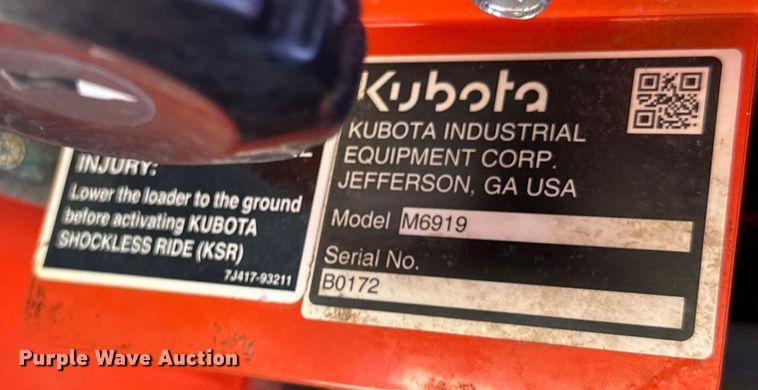 image for item EJ6862 2021 Kubota  M6-131 MFWD tractor