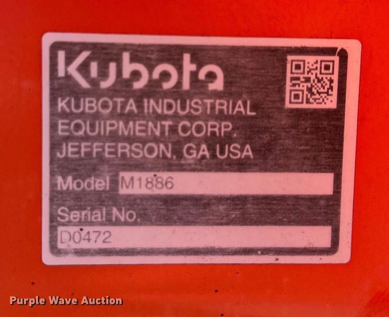 image for item EJ6862 2021 Kubota  M6-131 MFWD tractor