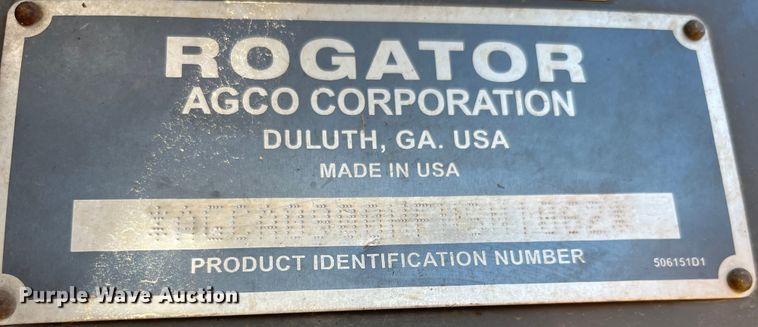 image for item EK8633 2015 RoGator RG900B spreader