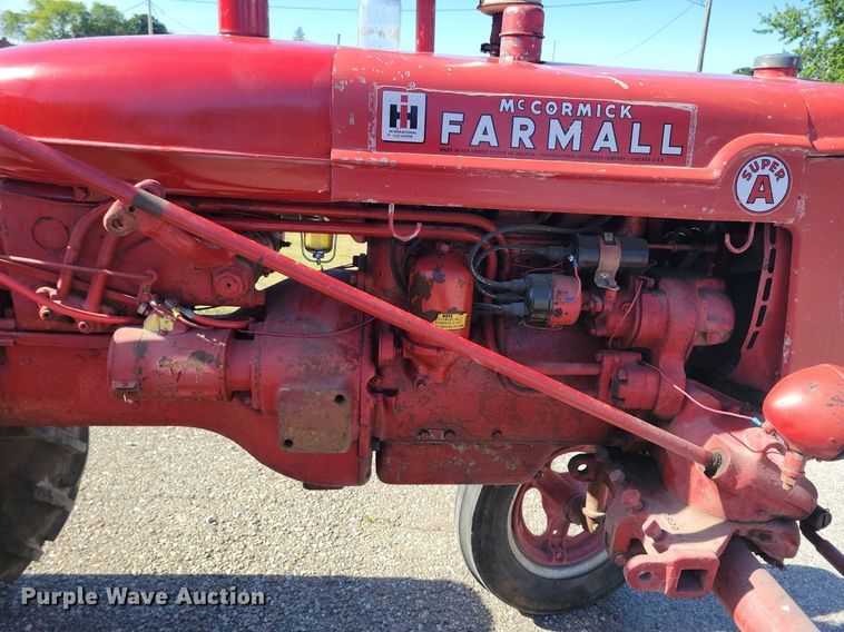 image for item KA9988 1948 International Harvester Farmall Super A tractor