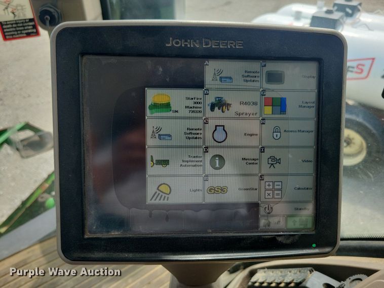 image for item KB9037 2014 John Deere R4038 spreader