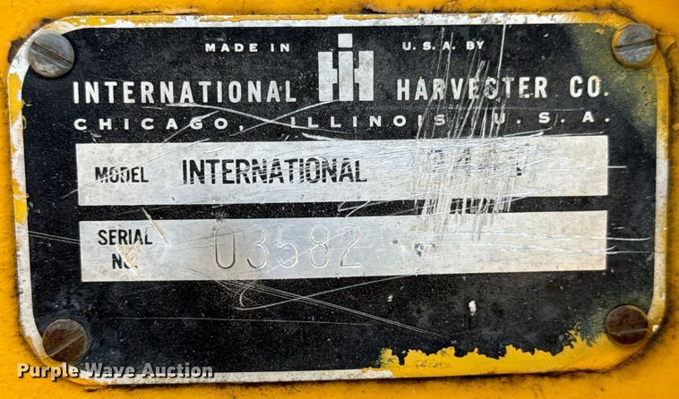 image for item MU9827 International  2444 Industrial  tractor