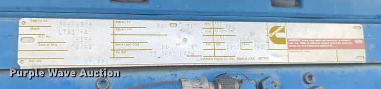 image for item NG9886 1993 Ford Versatile 876 4WD tractor