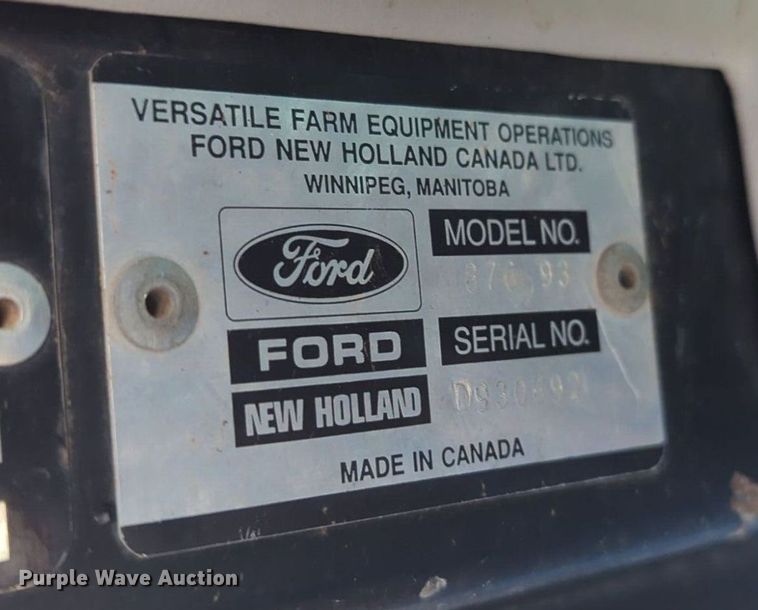 image for item NG9886 1993 Ford Versatile 876 4WD tractor