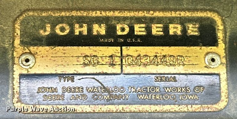 image for item NR9987 1974 John Deere 4030H tractor