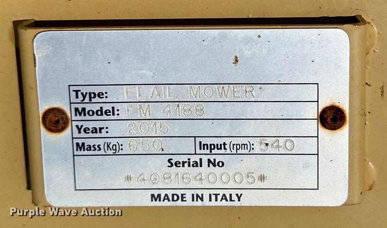 image for item NT9378 Land Pride  FM4188 flail mower
