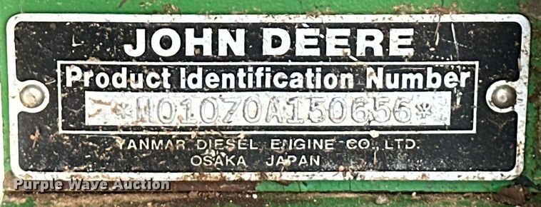 image for item OI9220 1996 John Deere 1070 tractor