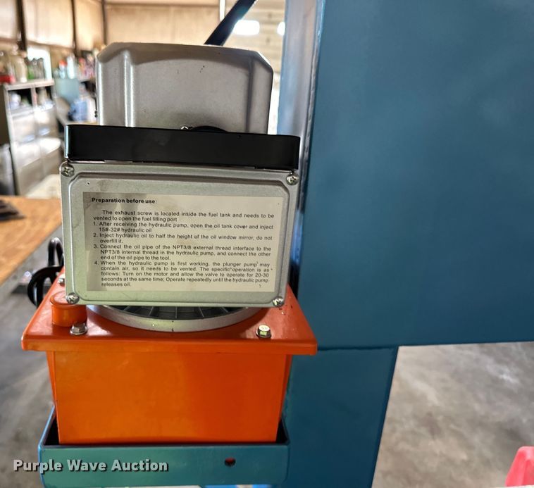 image for item OL9609 Shop built hydraulic press