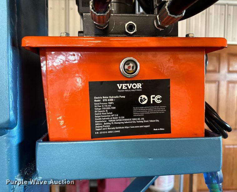 image for item OL9609 Shop built hydraulic press