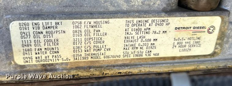 image for item DK6642 2010 Peterbilt  386 semi truck