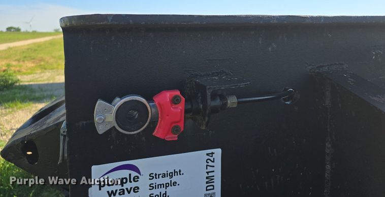 image for item DM1724 1974 Sloan lowboy equipment trailer