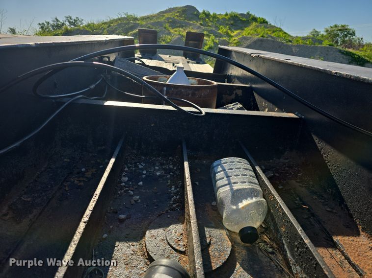 image for item DM1724 1974 Sloan lowboy equipment trailer