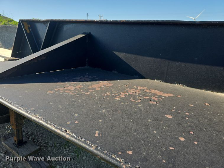 image for item DM1724 1974 Sloan lowboy equipment trailer