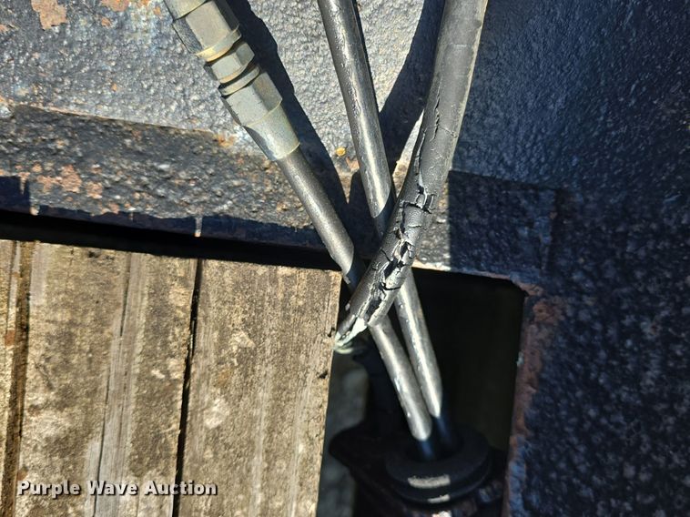 image for item DM1724 1974 Sloan lowboy equipment trailer