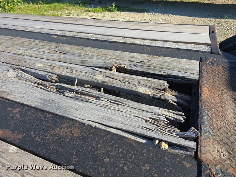 image for item DM1724 1974 Sloan lowboy equipment trailer