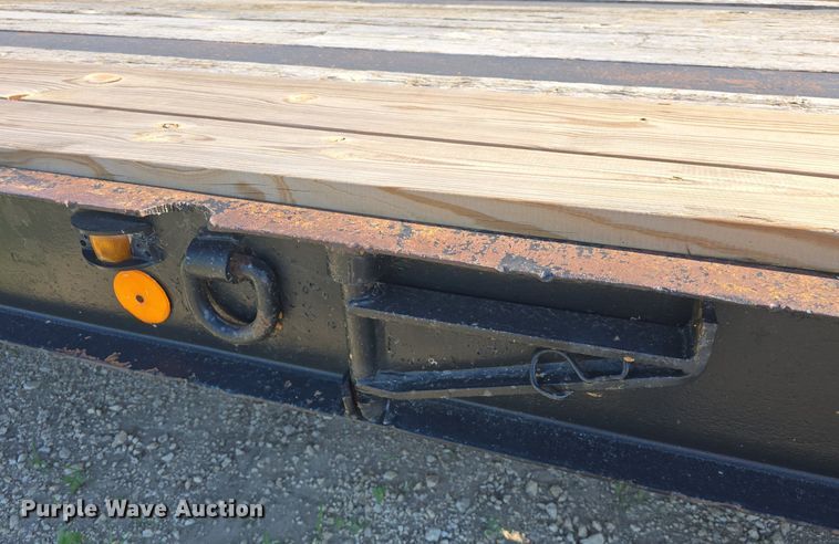 image for item DM1724 1974 Sloan lowboy equipment trailer