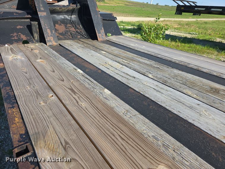 image for item DM1724 1974 Sloan lowboy equipment trailer