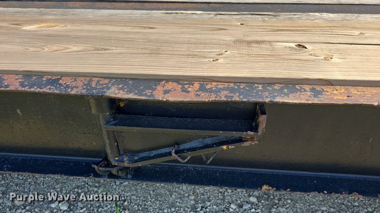 image for item DM1724 1974 Sloan lowboy equipment trailer