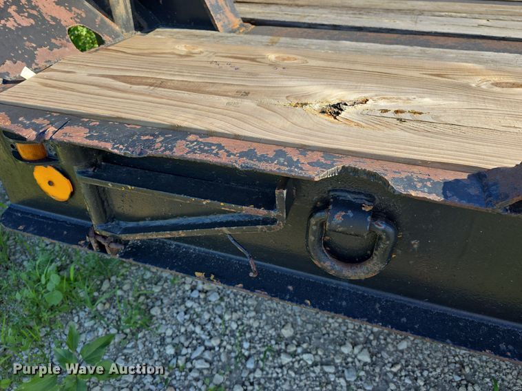 image for item DM1724 1974 Sloan lowboy equipment trailer