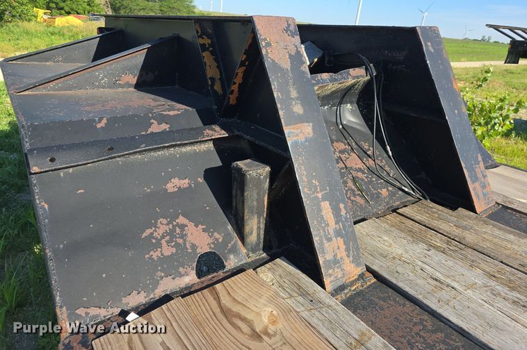 image for item DM1724 1974 Sloan lowboy equipment trailer