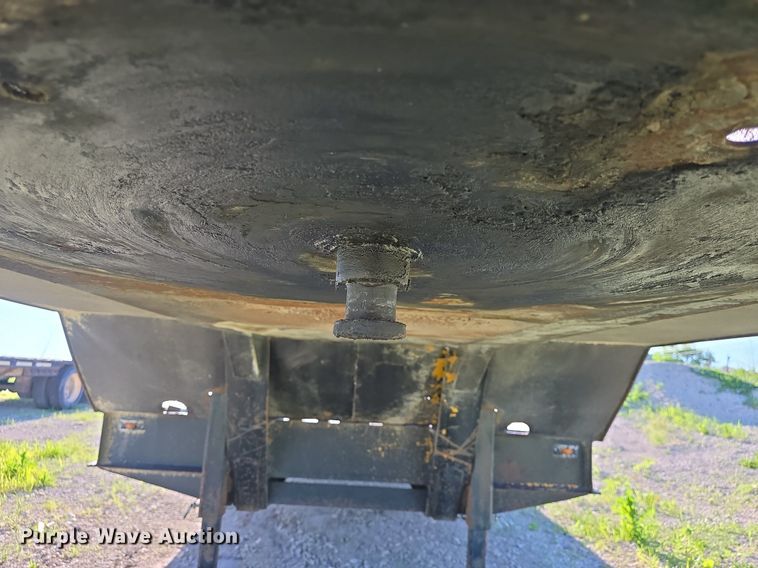 image for item DM1724 1974 Sloan lowboy equipment trailer