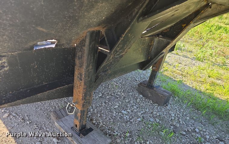 image for item DM1724 1974 Sloan lowboy equipment trailer