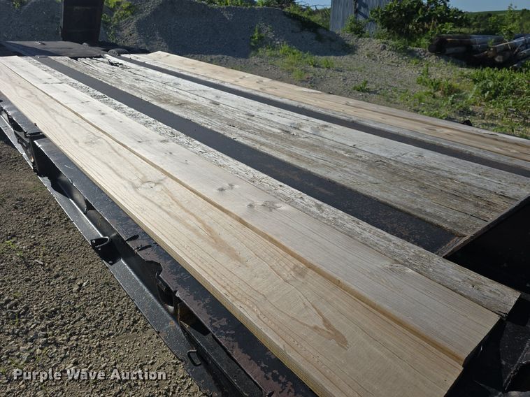 image for item DM1724 1974 Sloan lowboy equipment trailer