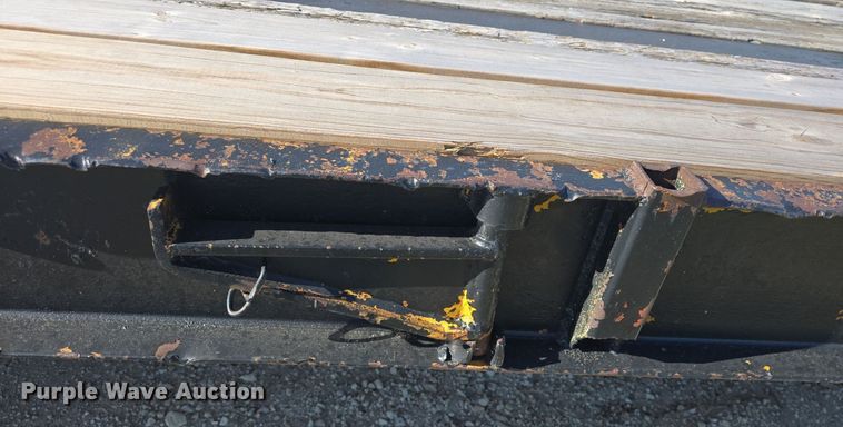 image for item DM1724 1974 Sloan lowboy equipment trailer