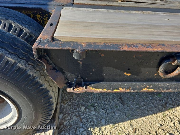 image for item DM1724 1974 Sloan lowboy equipment trailer