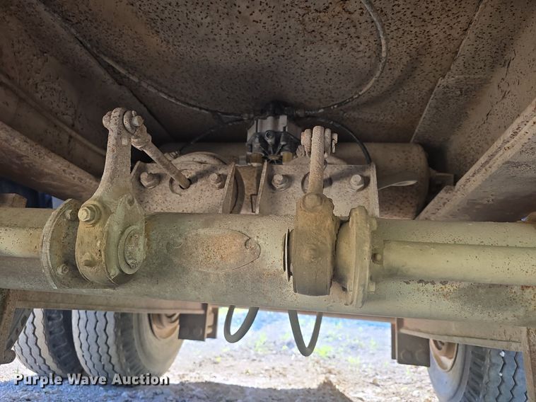 image for item DM1724 1974 Sloan lowboy equipment trailer