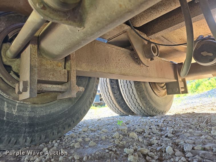 image for item DM1724 1974 Sloan lowboy equipment trailer